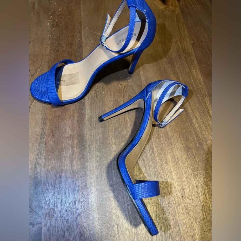 Express blue high heels